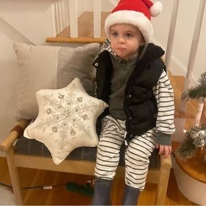 Little Bipsy Forrest green holiday set